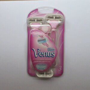 Gillette Venus Women's Disposable Razors - Single Package of 3 Razors Sensitive